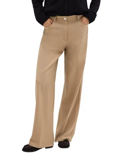Theory Wool-blend Jean In Brown