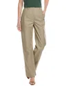 Theory Wool-blend Pant In Gray