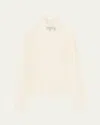 Theory Wool-blend Turtleneck Sweater In Neutral