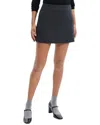 Theory Wool-blend Tweed High-waisted Mini Skirt