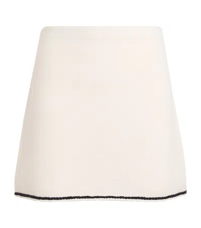 Theory Wool-blend Tweed Mini Skirt In Multi