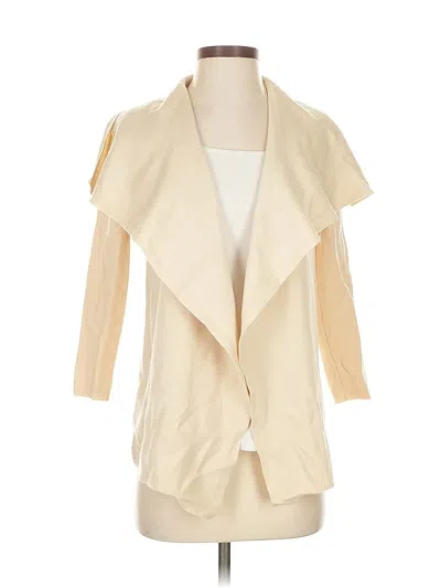 Pre-owned Theory Wool Cardigan Sweater In Brown