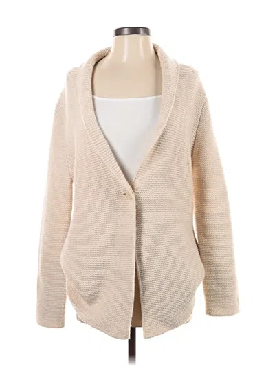Pre-owned Theory Wool Cardigan Sweater In Brown