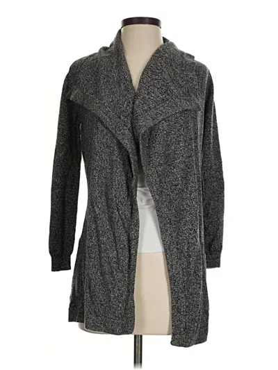 Pre-owned Theory Wool Cardigan Sweater In Gray