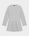Theory Wool-cashmere Flounce Dress In Flounce Cn Dress