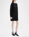 Theory Wool-cashmere Sweater Dress In Black