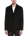 Theory Wool Coat In Black