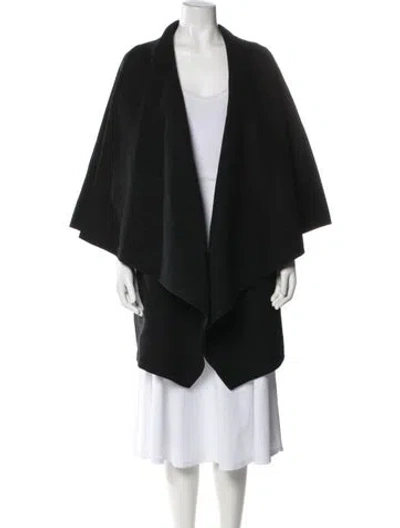 Pre-owned Theory Wool Coat In Black