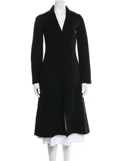 Pre-owned Theory Wool Coat In Black