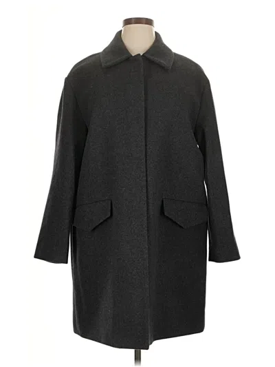 Theory Wool Coat In Black