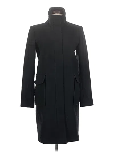 Pre-owned Theory Wool Coat In Black