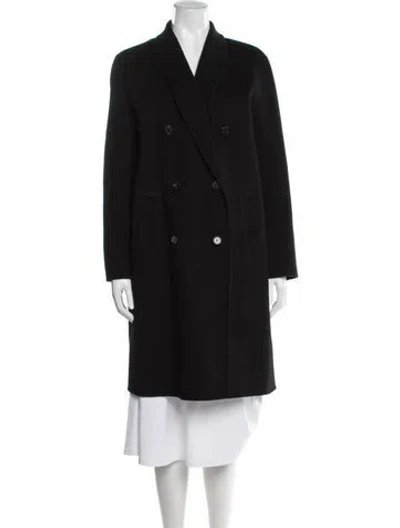 Pre-owned Theory Wool Coat In Black