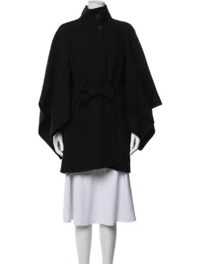 Pre-owned Theory Wool Coat In Black