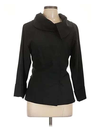 Pre-owned Theory Wool Coat In Black