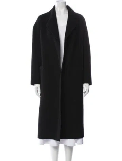 Pre-owned Theory Wool Coat In Black