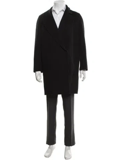 Pre-owned Theory Wool Coat In Black