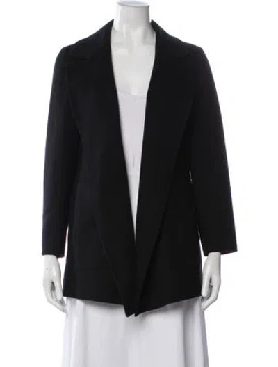 Pre-owned Theory Wool Coat In Black