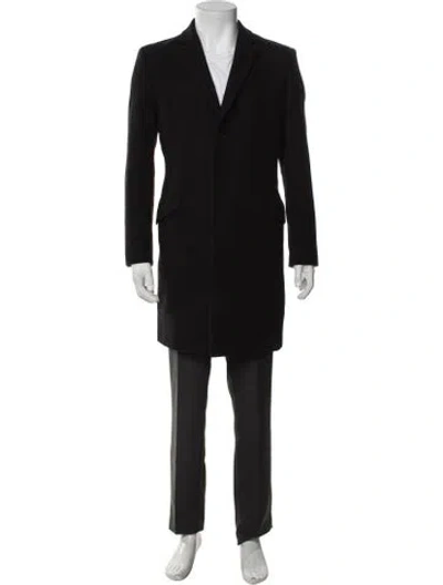 Pre-owned Theory Wool Coat In Black
