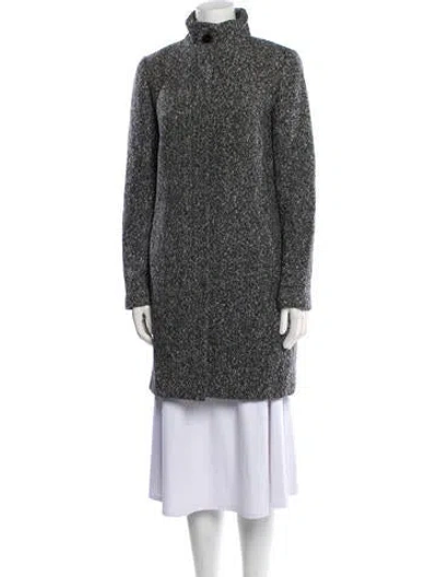 Pre-owned Theory Wool Coat In Gray