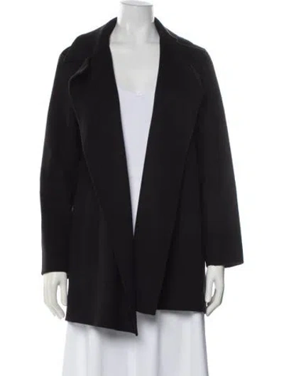 Pre-owned Theory Wool Coat In Gray