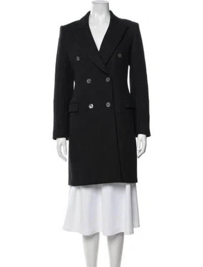 Pre-owned Theory Wool Coat In Gray