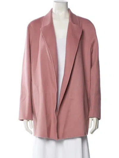 Pre-owned Theory Wool Coat In Neutral