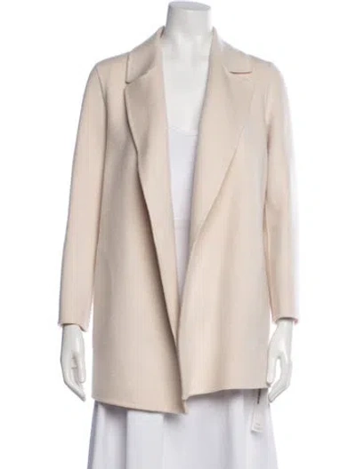 Pre-owned Theory Wool Coat In Neutrals