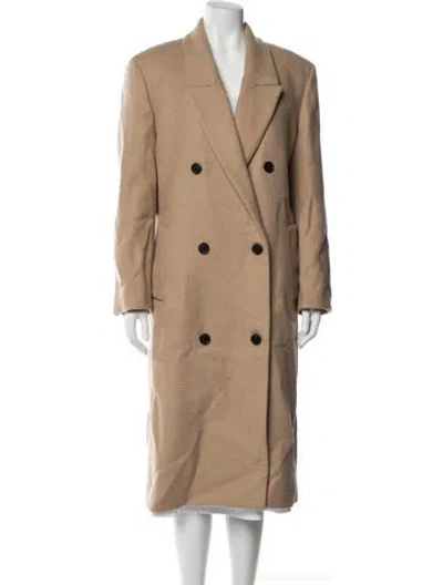 Pre-owned Theory Wool Coat In Neutrals