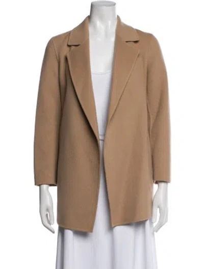 Pre-owned Theory Wool Coat In Neutrals