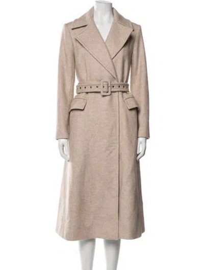 Pre-owned Theory Wool Coat In Neutrals