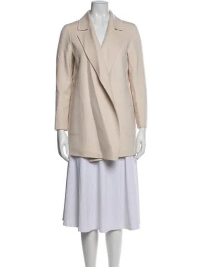 Pre-owned Theory Wool Coat In Neutrals