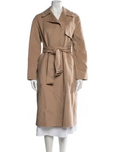 Pre-owned Theory Wool Coat In Neutrals