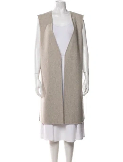 Pre-owned Theory Wool Coat In Neutrals