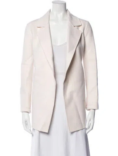 Pre-owned Theory Wool Coat In Neutrals
