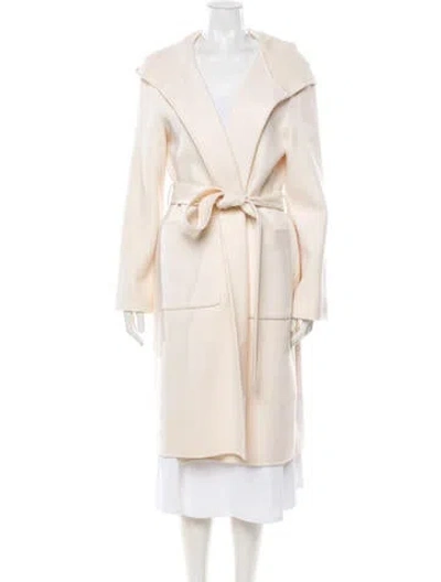 Pre-owned Theory Wool Coat In Neutrals
