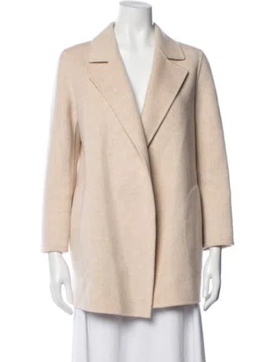 Pre-owned Theory Wool Coat In Neutrals