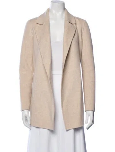 Pre-owned Theory Wool Coat In Pink