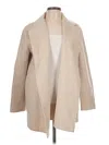 Theory Wool Coat In Tan