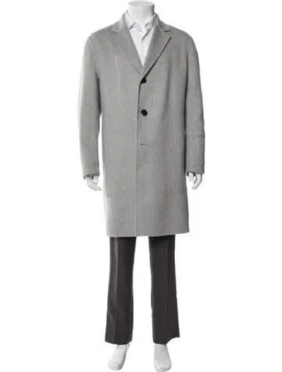 Pre-owned Theory Wool Coat W/ Tags In Gray