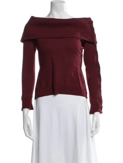 Pre-owned Theory Wool Cowl Neck Sweater In Multi