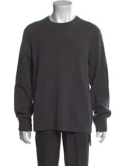 Pre-owned Theory Wool Crew Neck Pullover In Gray