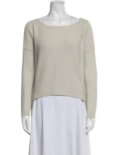 Pre-owned Theory Wool Crew Neck Sweater In Blue