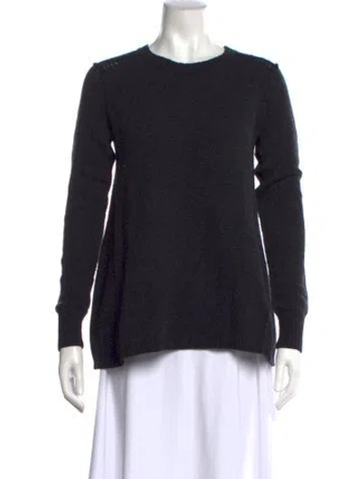 Pre-owned Theory Wool Crew Neck Sweater In Gray