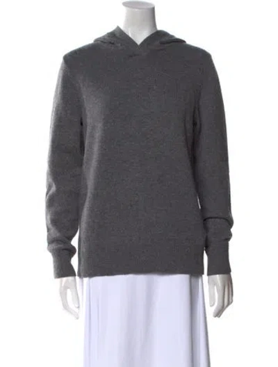 Pre-owned Theory Wool Crew Neck Sweater In Gray