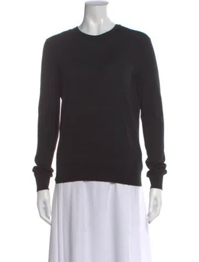 Pre-owned Theory Wool Crew Neck Sweater In Gray