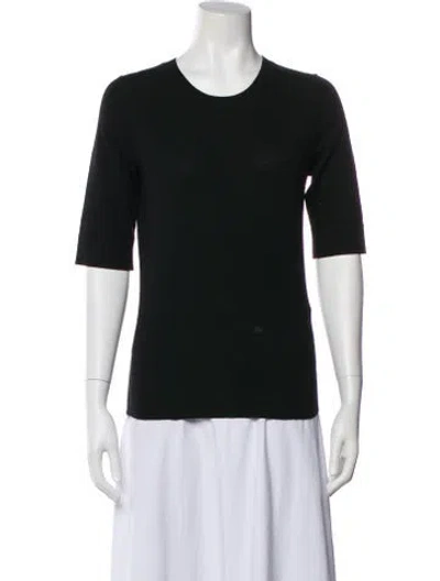 Pre-owned Theory Wool Crew Neck Sweater In Multi