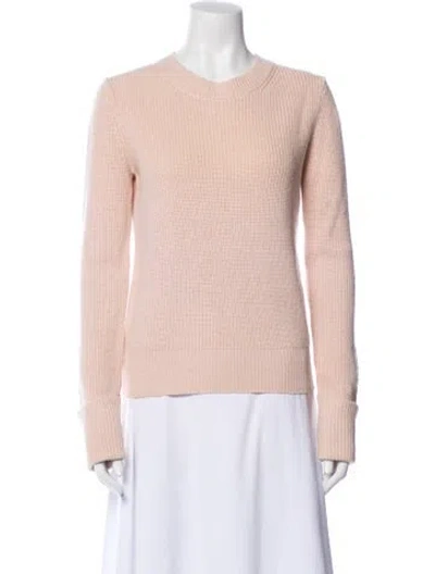 Pre-owned Theory Wool Crew Neck Sweater In Neutral