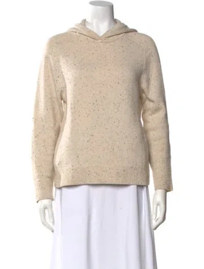 Pre-owned Theory Wool Crew Neck Sweater In Neutral