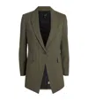 Theory Wool Etiennette Blazer In Green