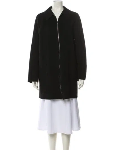 Pre-owned Theory Wool Evening Jacket In Black